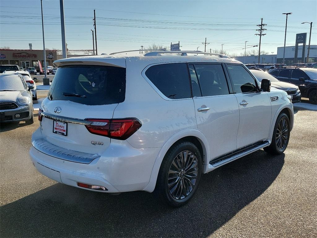 used 2021 INFINITI QX80 car, priced at $35,000