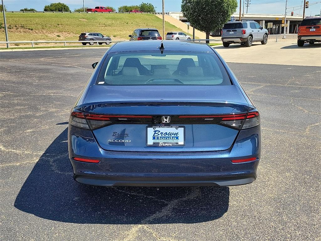 new 2025 Honda Accord car, priced at $31,076