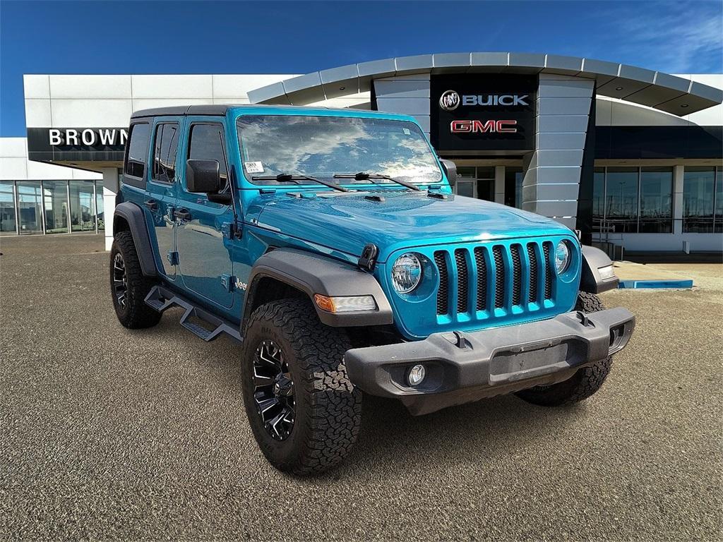 used 2020 Jeep Wrangler Unlimited car, priced at $27,783