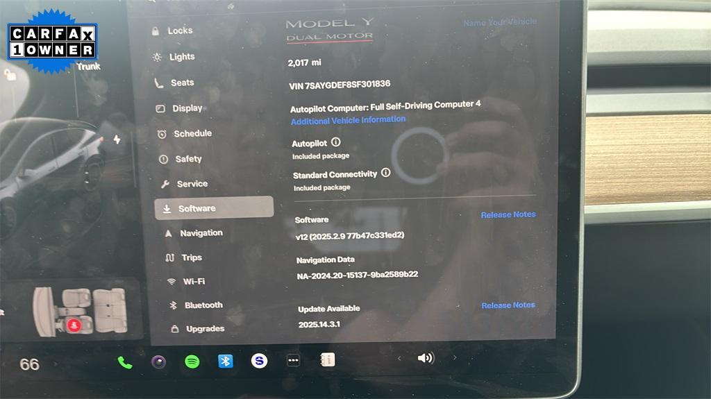 used 2025 Tesla Model Y car, priced at $42,372