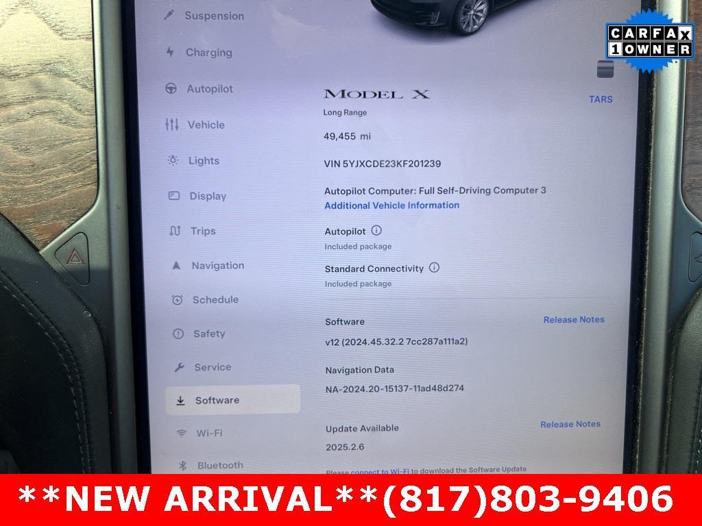 used 2019 Tesla Model X car, priced at $37,321