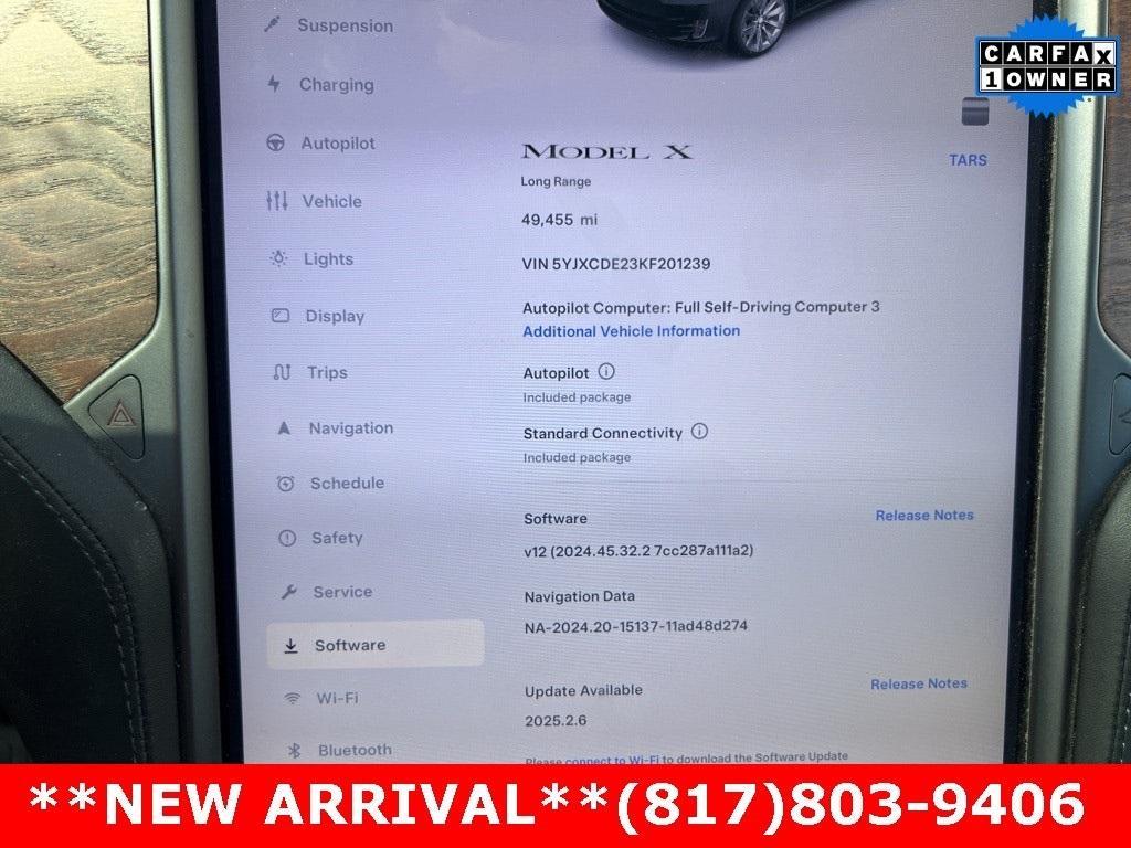used 2019 Tesla Model X car, priced at $34,958