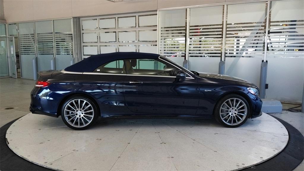 used 2021 Mercedes-Benz AMG C 43 car, priced at $46,000