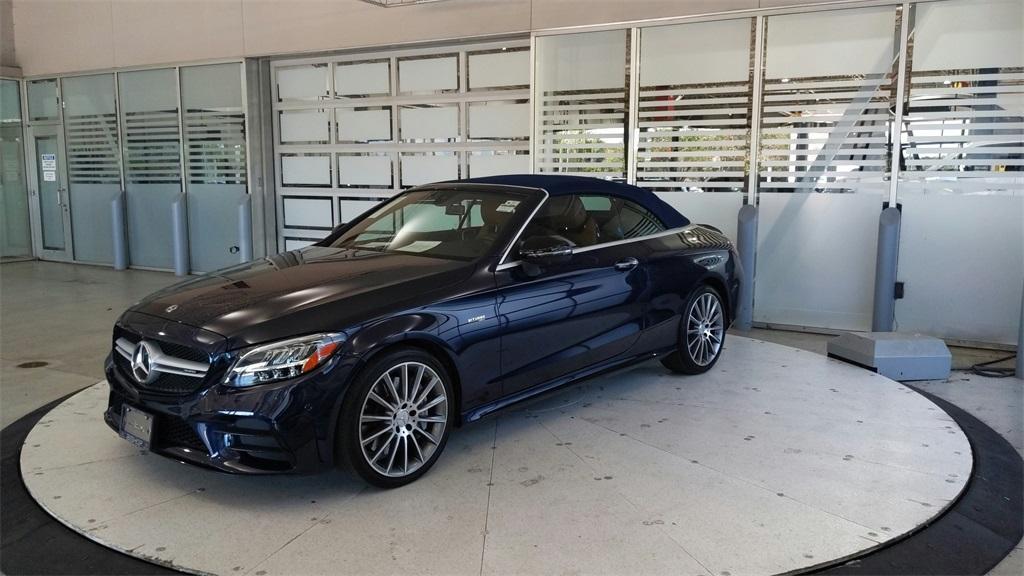 used 2021 Mercedes-Benz AMG C 43 car, priced at $46,000