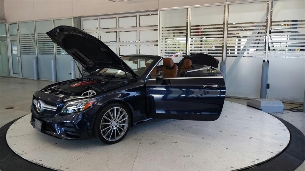 used 2021 Mercedes-Benz AMG C 43 car, priced at $46,000