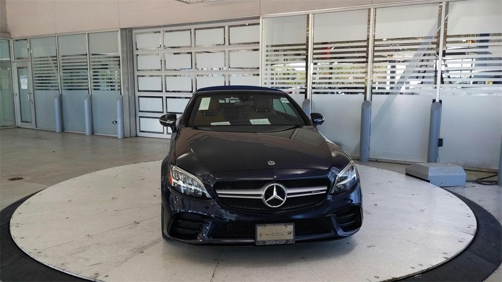 used 2021 Mercedes-Benz AMG C 43 car, priced at $46,000