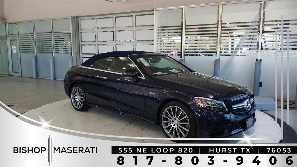 used 2021 Mercedes-Benz AMG C 43 car, priced at $46,000