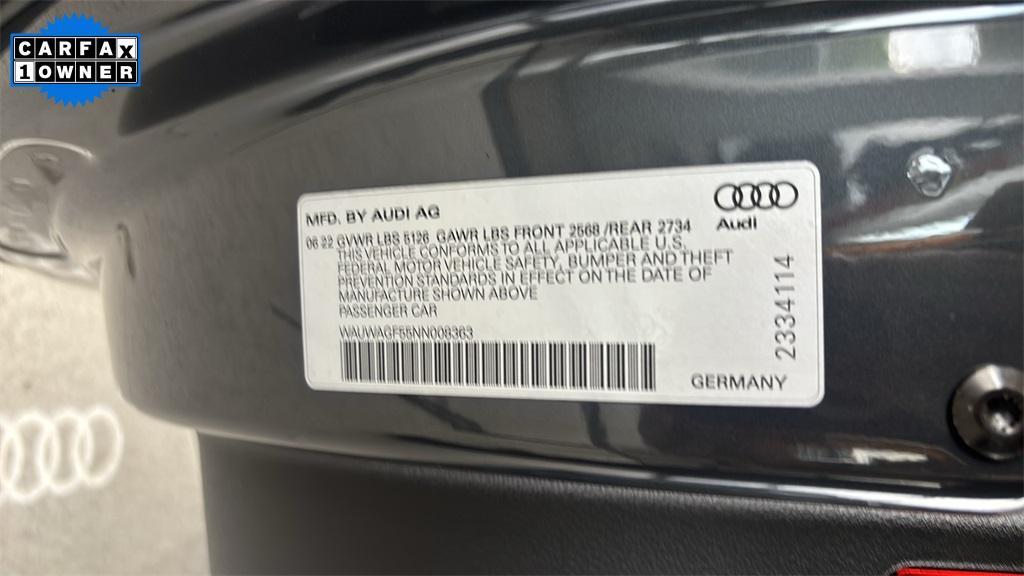 used 2022 Audi A5 car, priced at $40,431