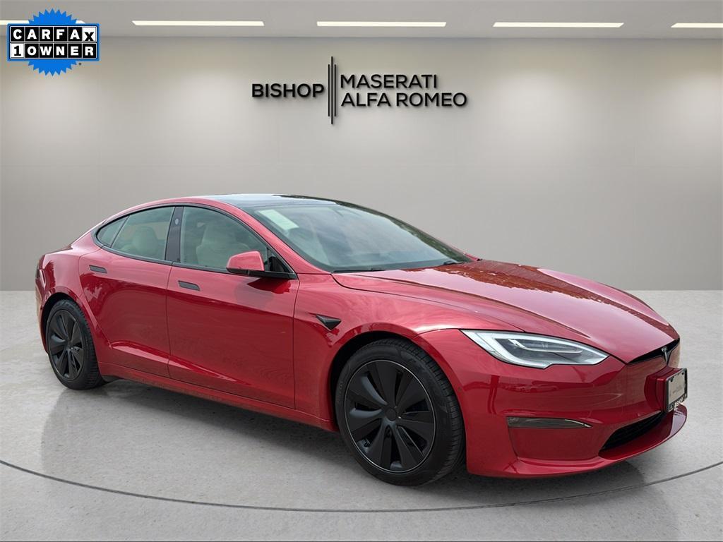 used 2021 Tesla Model S car, priced at $58,295
