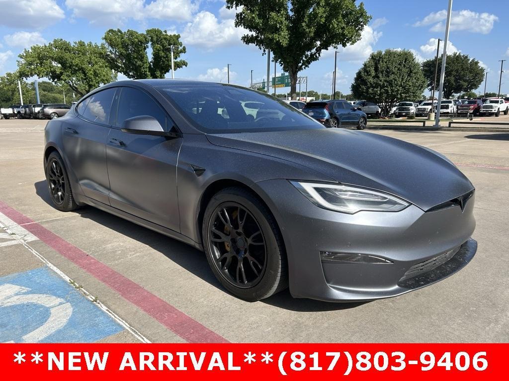 used 2021 Tesla Model S car, priced at $55,294