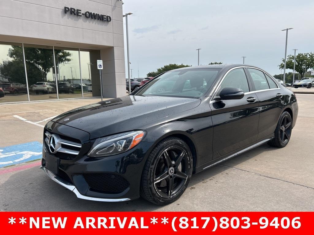 used 2018 Mercedes-Benz C-Class car, priced at $19,996
