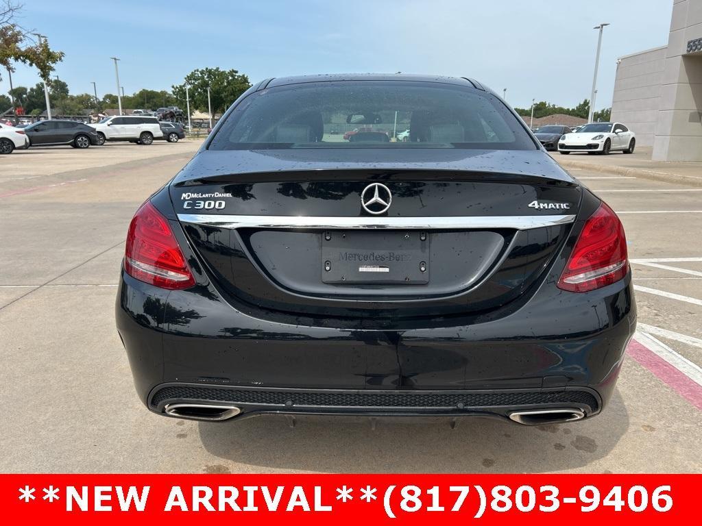 used 2018 Mercedes-Benz C-Class car, priced at $19,996