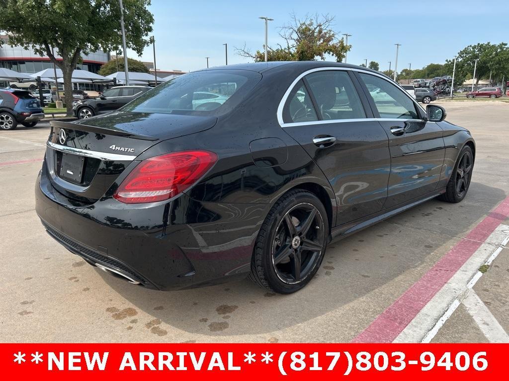 used 2018 Mercedes-Benz C-Class car, priced at $19,996