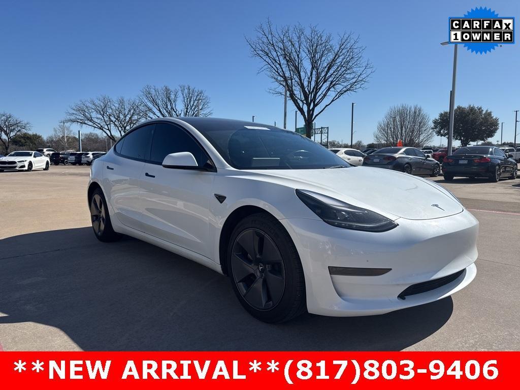 used 2023 Tesla Model 3 car, priced at $27,995