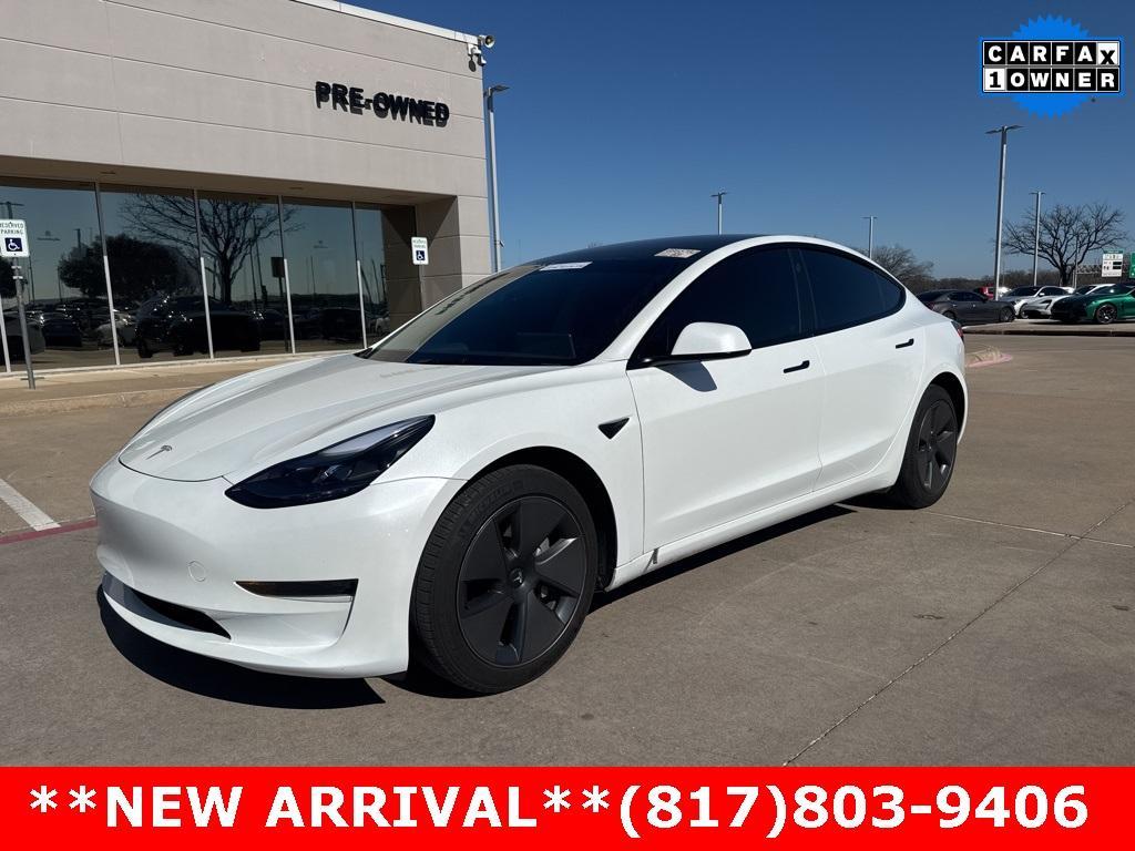 used 2023 Tesla Model 3 car, priced at $27,995