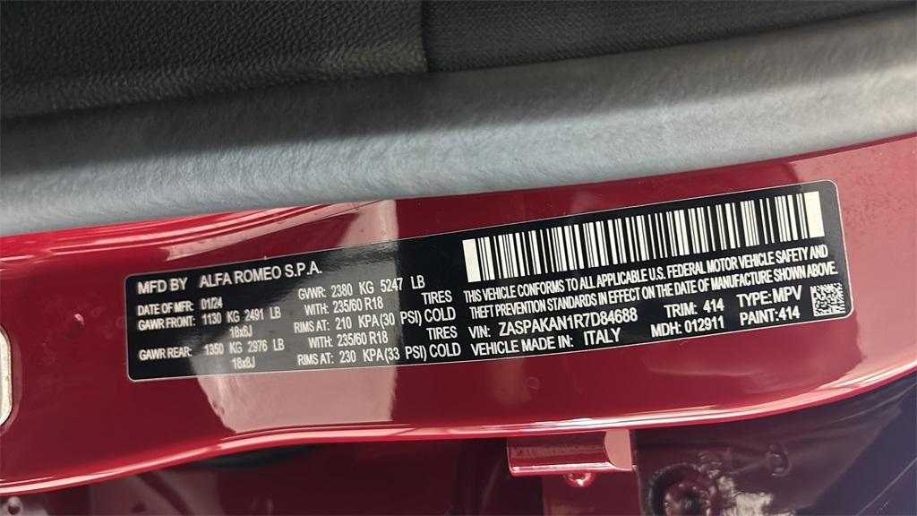 used 2024 Alfa Romeo Stelvio car, priced at $35,528