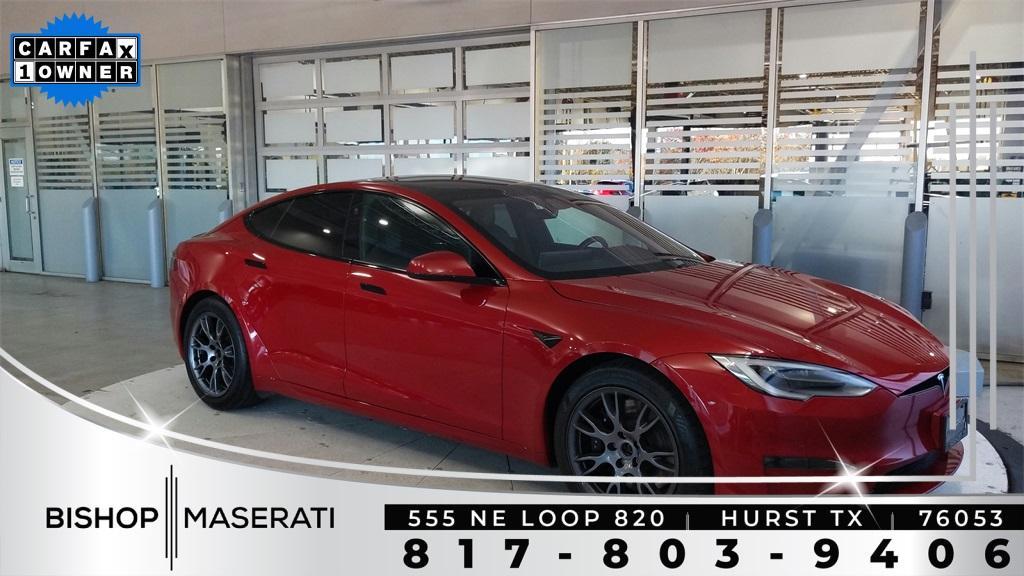 used 2021 Tesla Model S car, priced at $53,324