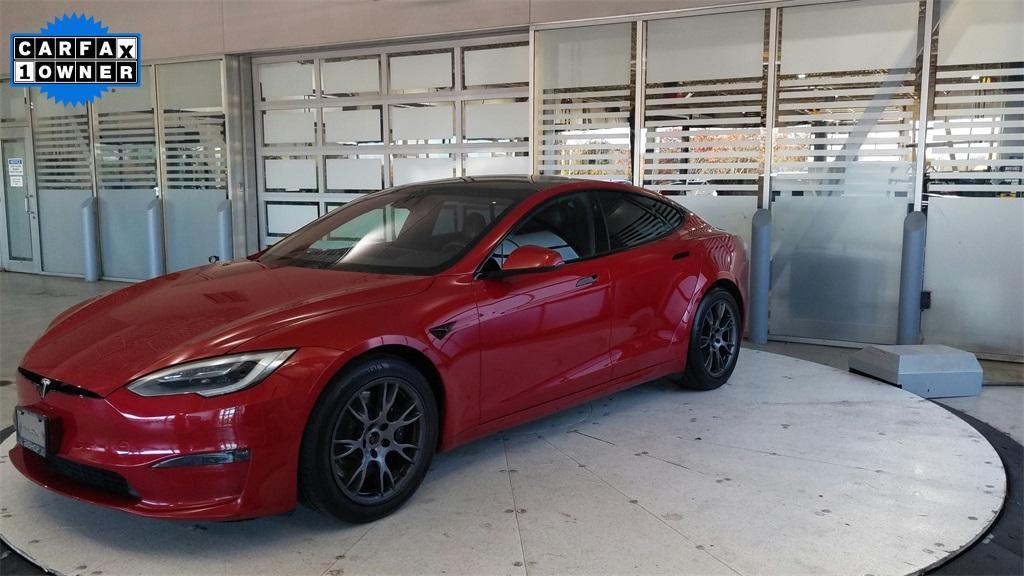 used 2021 Tesla Model S car, priced at $53,324