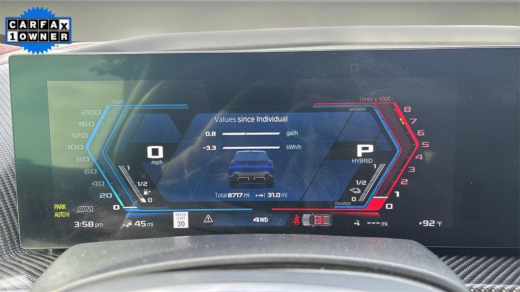 used 2023 BMW XM car, priced at $97,500
