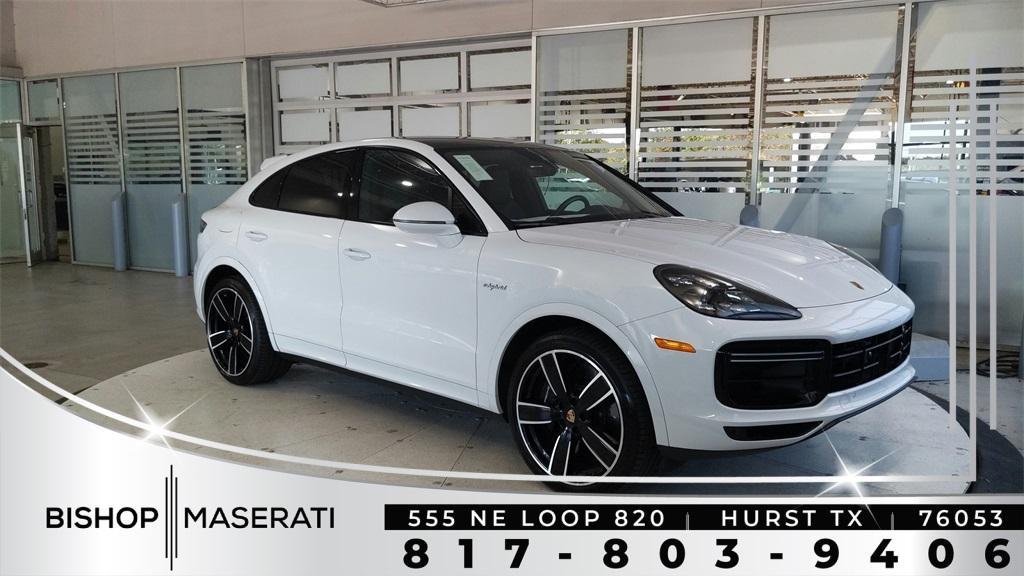 used 2022 Porsche Cayenne E-Hybrid Coupe car, priced at $128,604