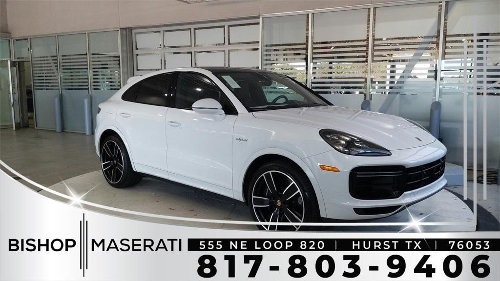 used 2022 Porsche Cayenne E-Hybrid Coupe car, priced at $131,000