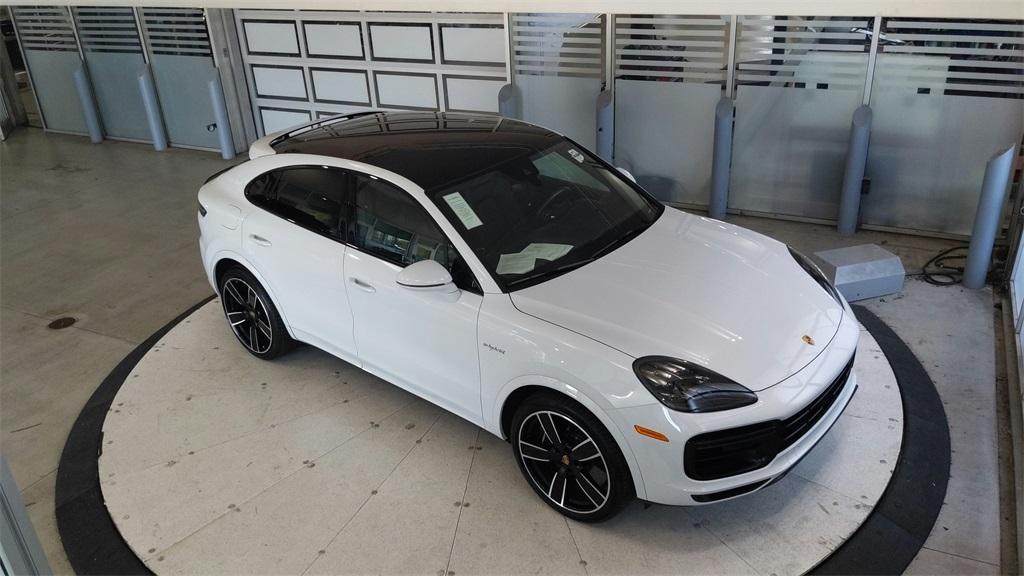 used 2022 Porsche Cayenne E-Hybrid Coupe car, priced at $131,000