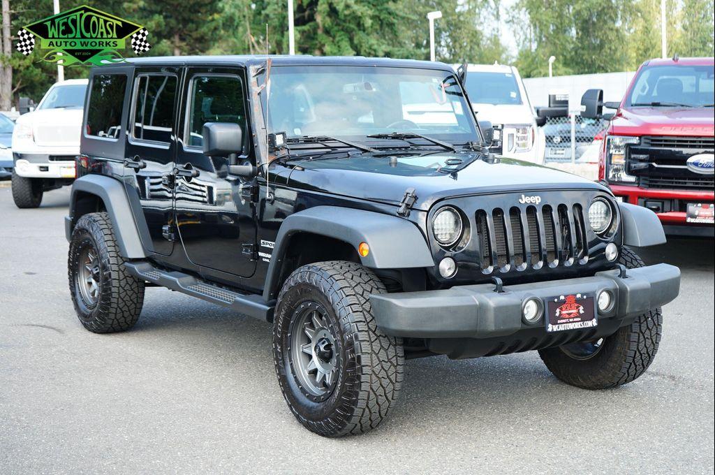 used 2016 Jeep Wrangler Unlimited car, priced at $14,995