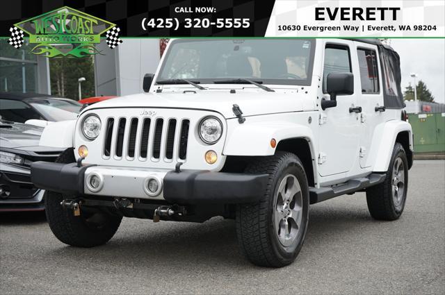 used 2018 Jeep Wrangler JK Unlimited car, priced at $22,999
