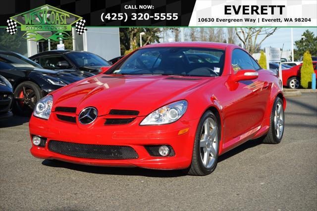 used 2005 Mercedes-Benz SLK-Class car, priced at $13,999