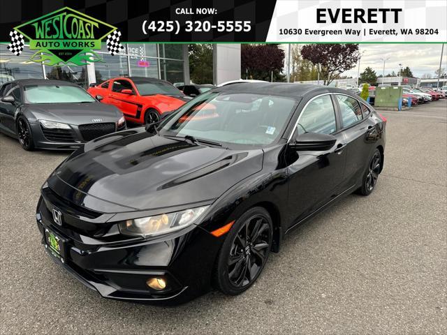 used 2019 Honda Civic car, priced at $21,995