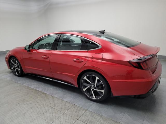 used 2021 Hyundai Sonata car, priced at $24,195