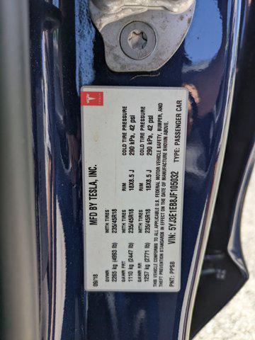 used 2018 Tesla Model 3 car, priced at $19,995