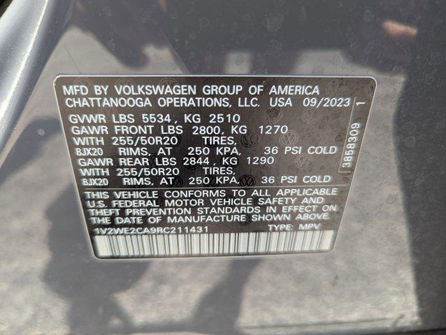 used 2024 Volkswagen Atlas Cross Sport car, priced at $33,777