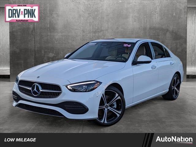 used 2024 Mercedes-Benz C-Class car, priced at $46,999