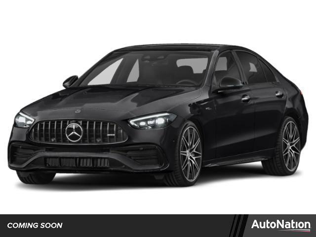 new 2025 Mercedes-Benz AMG C 43 car, priced at $64,685