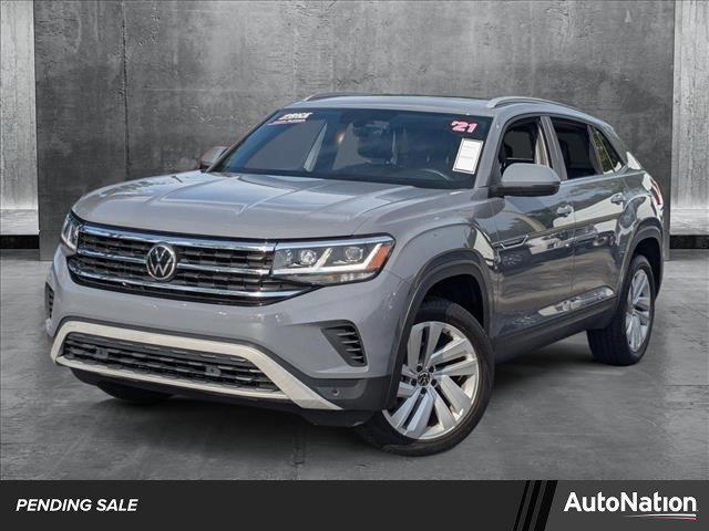 used 2021 Volkswagen Atlas Cross Sport car, priced at $18,917