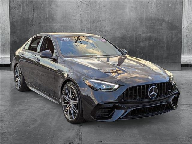 used 2025 Mercedes-Benz AMG C 63 car, priced at $91,917