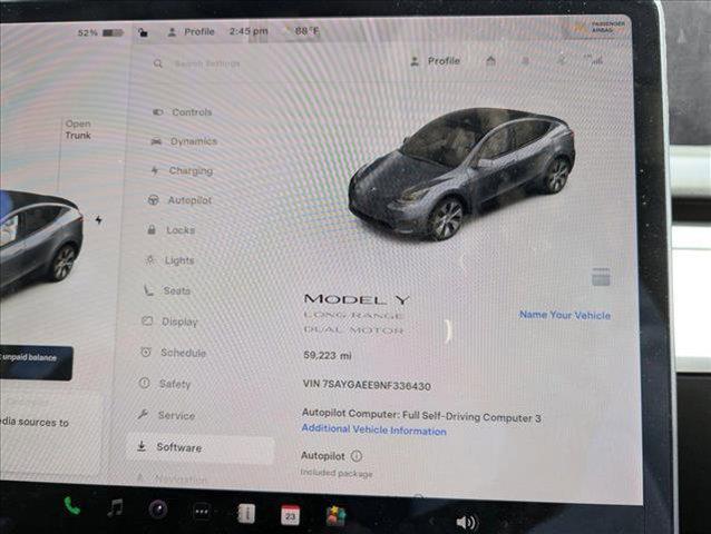 used 2022 Tesla Model Y car, priced at $24,499