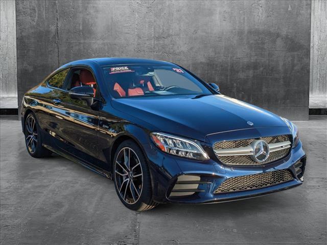 used 2021 Mercedes-Benz AMG C 43 car, priced at $43,499