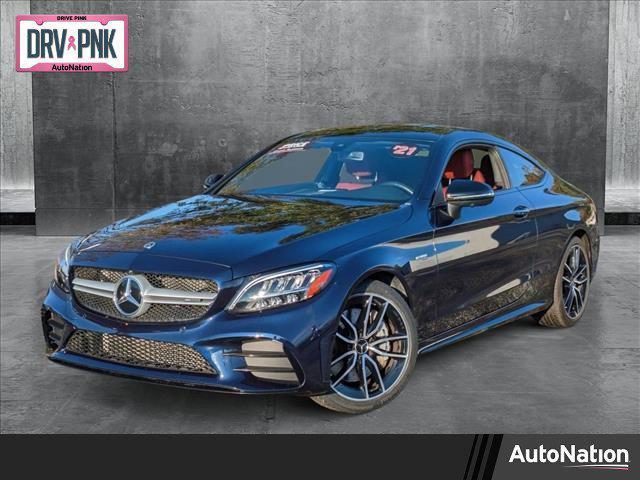 used 2021 Mercedes-Benz AMG C 43 car, priced at $43,499