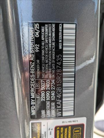 new 2025 Mercedes-Benz C-Class car, priced at $51,835