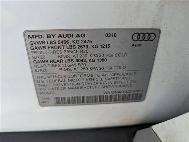 used 2018 Audi Q5 car, priced at $18,917