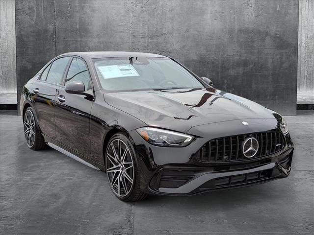 new 2025 Mercedes-Benz AMG C 43 car, priced at $71,475