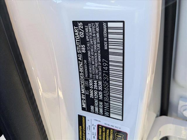 new 2025 Mercedes-Benz AMG GLC 63 car, priced at $106,890