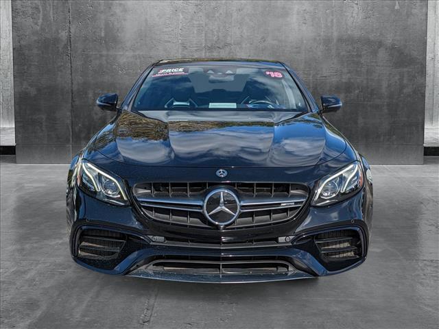 used 2018 Mercedes-Benz AMG E 63 car, priced at $59,499