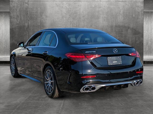 new 2024 Mercedes-Benz AMG C 43 car, priced at $63,075