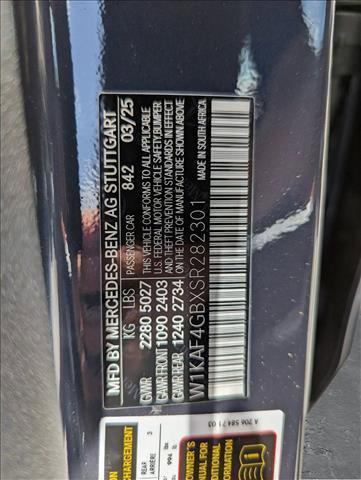 new 2025 Mercedes-Benz C-Class car, priced at $52,635
