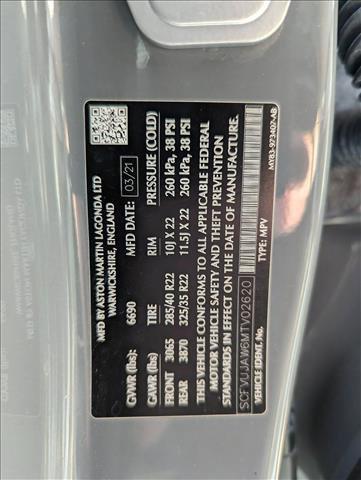 used 2021 Aston Martin DBX car, priced at $88,917
