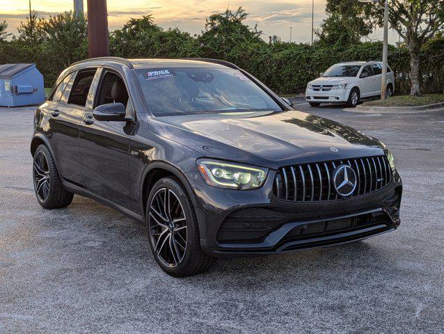 used 2021 Mercedes-Benz AMG GLC 43 car, priced at $40,917