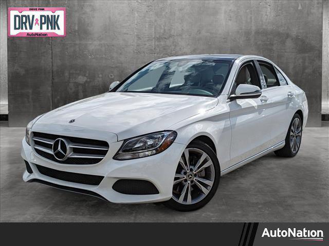 used 2018 Mercedes-Benz C-Class car, priced at $17,999